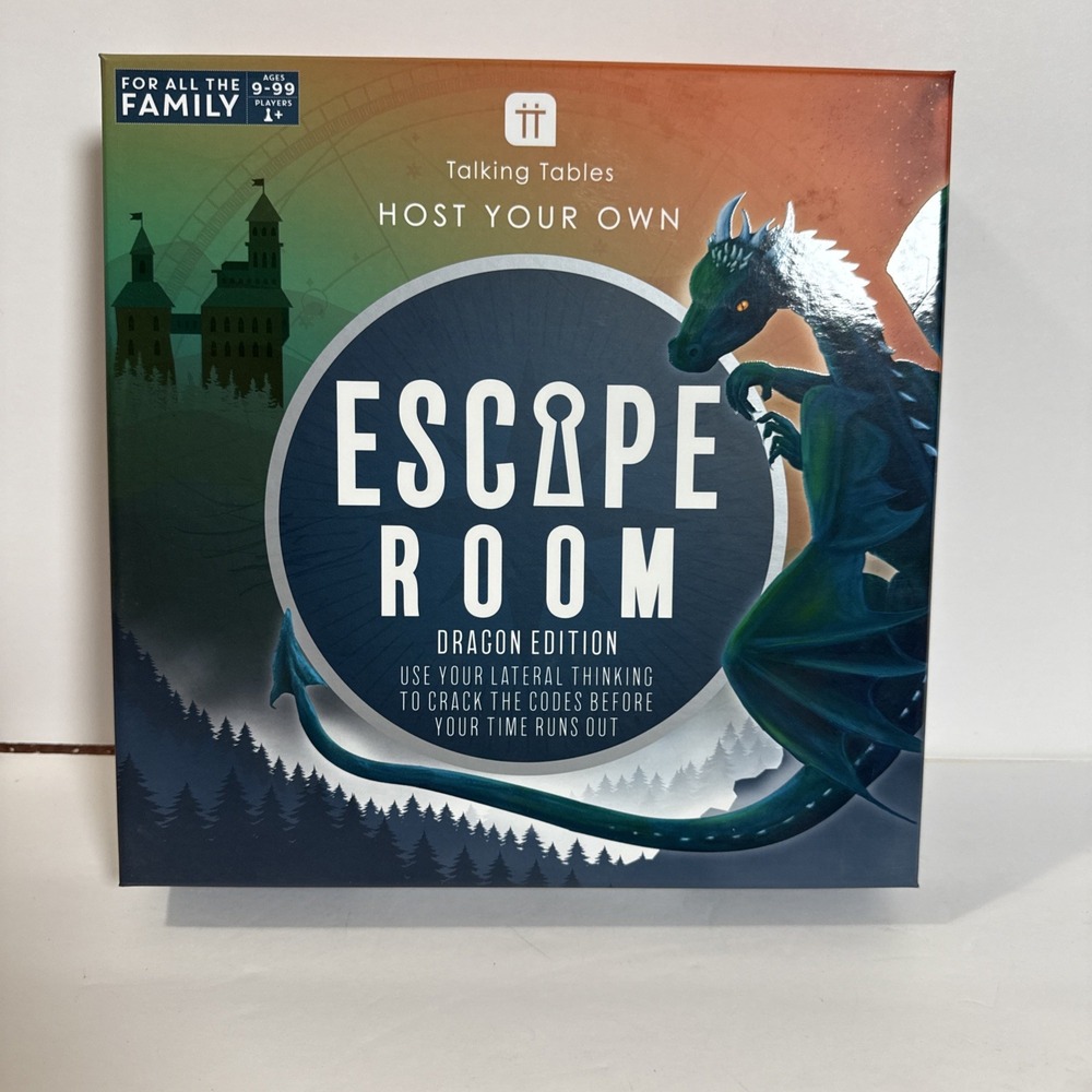 Escape Room Dragon Edition‎ Talking Tables host your own Game Family Edition NEW